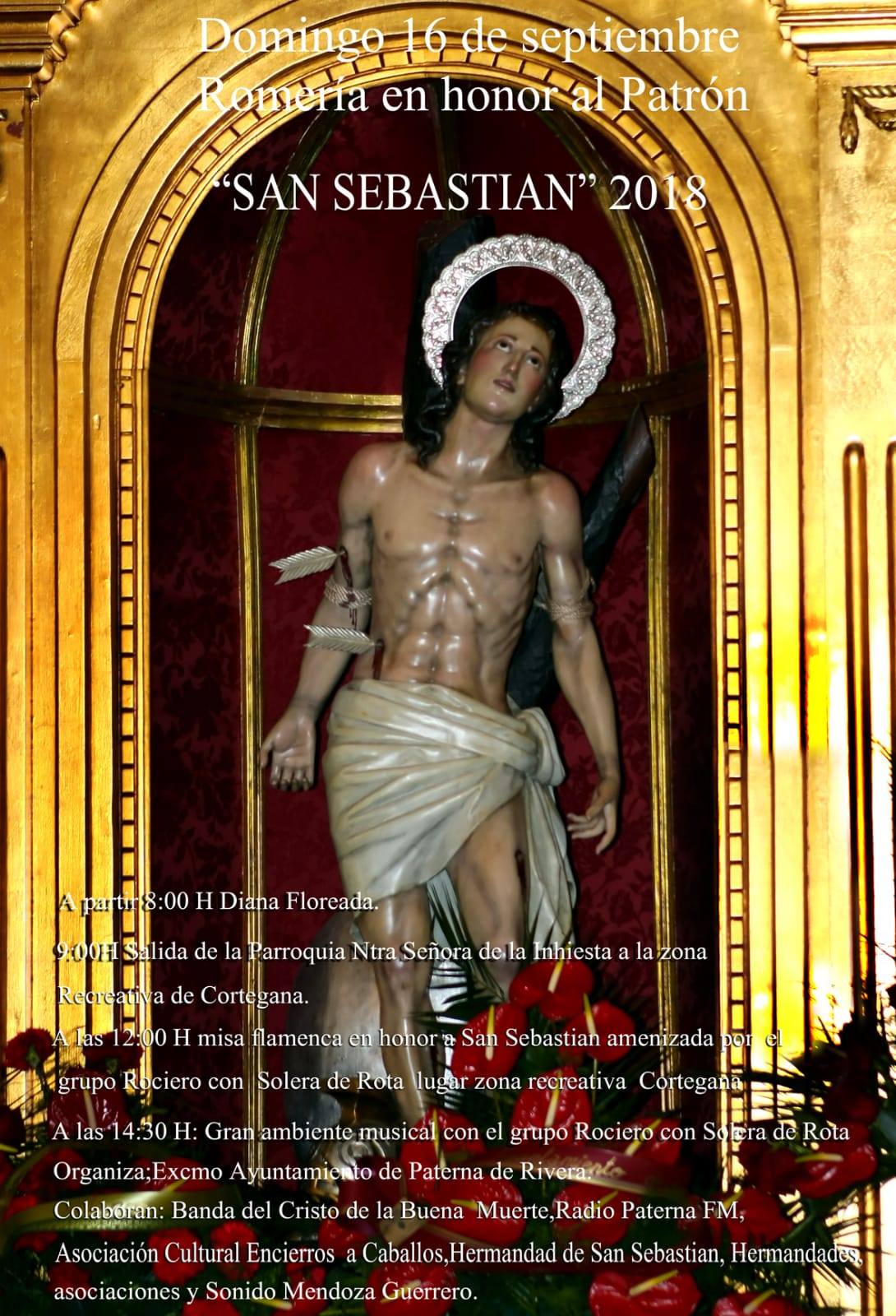 Romería de San Sebastián 2018 Paterna de Rivera